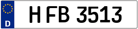Truck License Plate